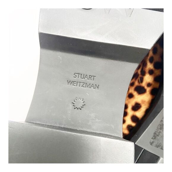 Stuart Weitzman Norah Leopard Pony Hair Boots size EU36.5 US6 - Picture 11 of 12